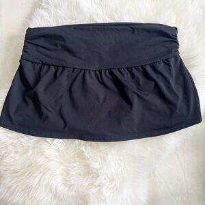 Lands' End Women's Black Swim Skirt Size 8